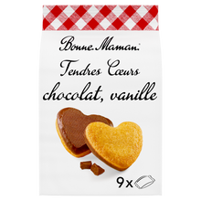 Gâteaux Tendre Coeur Chocolat - BONNE MAMAN - x9 - 225g