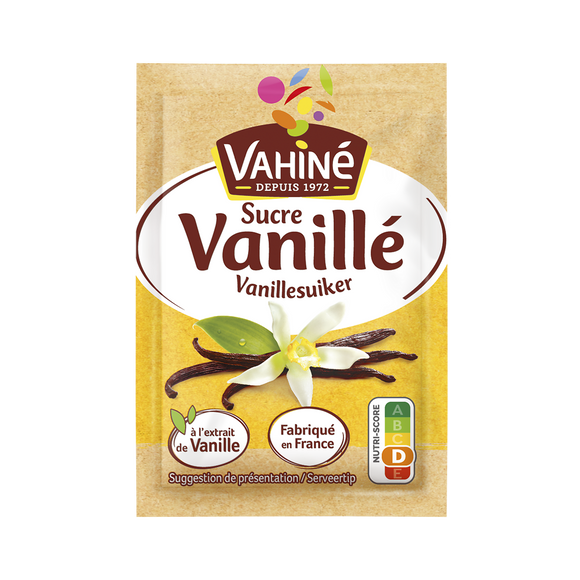 Sucre vanillé VAHINE, 5 sachets, 37,5g