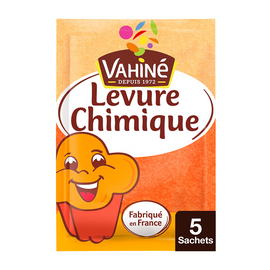 Levure chimique VAHINE, 5 sachets, 55g