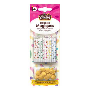 Bougies d'anniversaire Magiques VAHINE