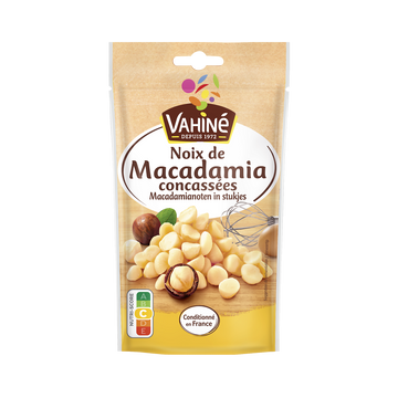 Noix macadamia concassées VAHINE, sachet 50g