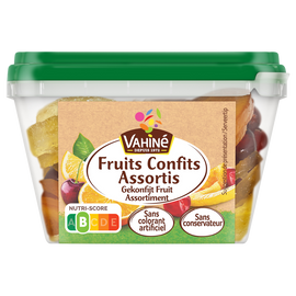 Fruits confits assortis VAHINE, boîte 150g