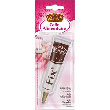 Colle alimentaire sirop de glucose déco fix VAHINE, tube de 23g