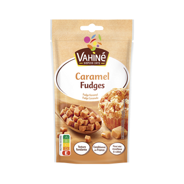 Pépites de confiserie tendre fudge caramel VAHINE, 70g