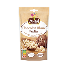 Pépites de chocolat blanc VAHINE, 100g