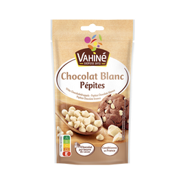 Pépites de chocolat blanc VAHINE, 100g