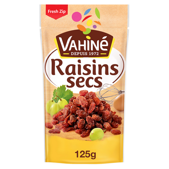Raisins secs VAHINE, paquet de 125g