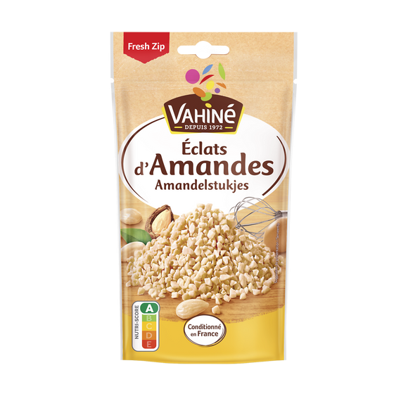 Eclats d'amandes VAHINE, sachet de 125g
