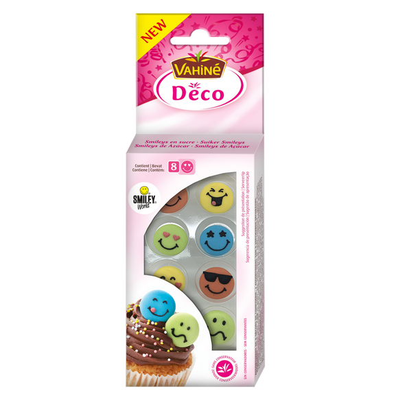 Décors à poser smiley, VAHINE, 8g