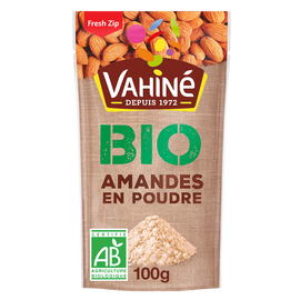Amandes en poudre bio VAHINE, sachet de 100g