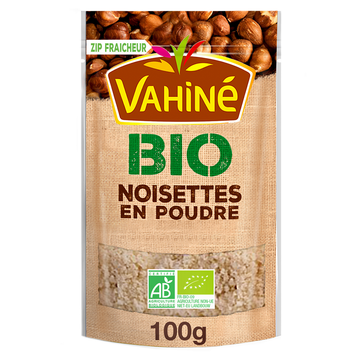 Noisettes en poudre bio VAHINE, 100g