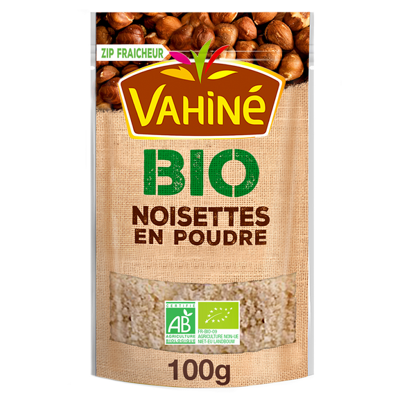 Noisettes en poudre bio VAHINE, 100g