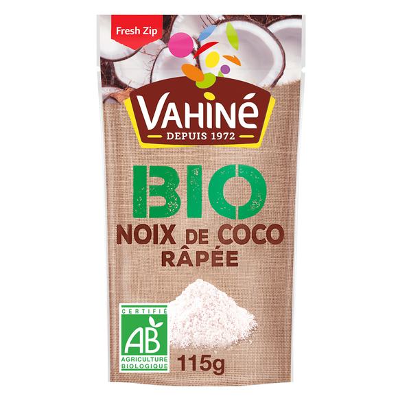 Noix de coco râpée bio VAHINE, 115g