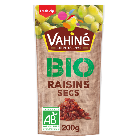 Raisins secs bio VAHINE, 200g