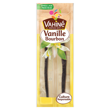 Gousses de vanille des îles VAHINE, x2 soit 4g