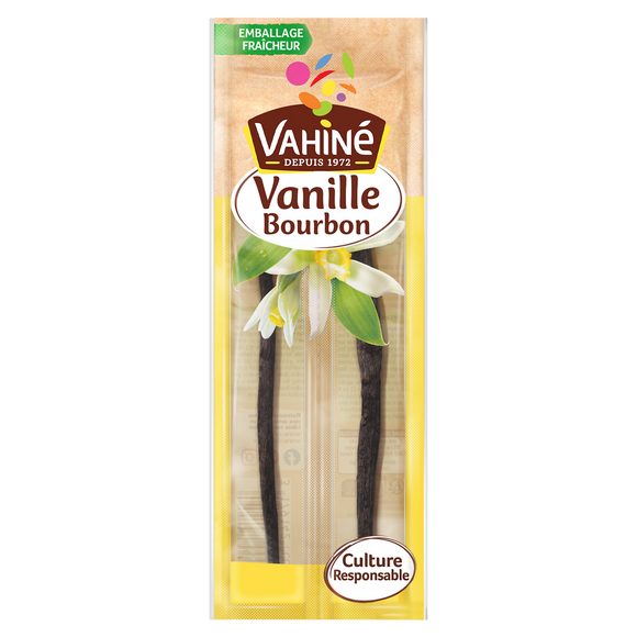 Gousses de vanille des îles VAHINE, x2 soit 4g