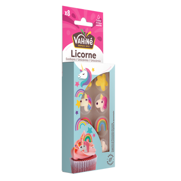 Décors licornes à poser VAHINE, 8g