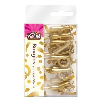 Bougies happy birthday VAHINE, 28g