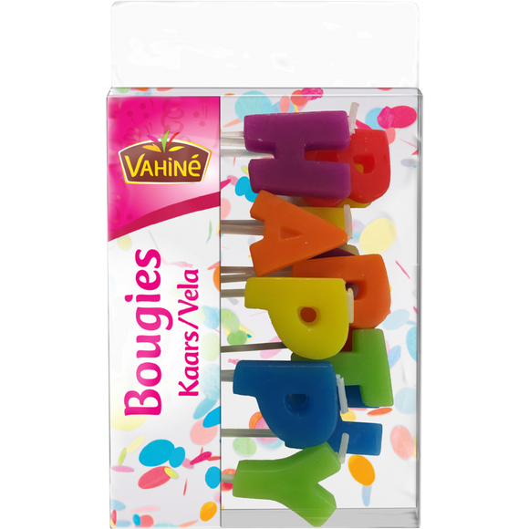 Bougies happy birthday VAHINE, 28g