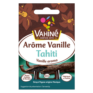 Arôme naturel de vanille de Tahiti VAHINE, flacon de 20ml