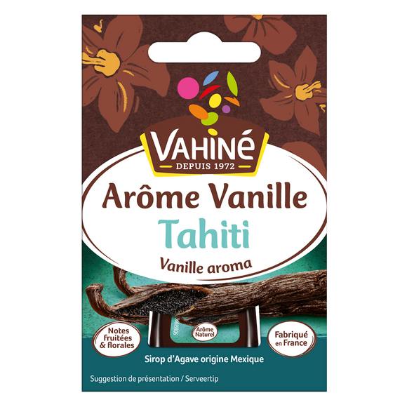 Arôme naturel de vanille de Tahiti VAHINE, flacon de 20ml