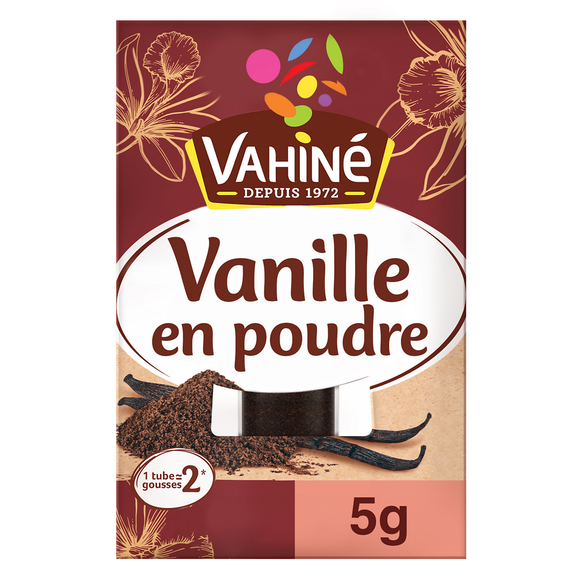 Gousses de vanille de Madagascar broyées VAHINE poudre 5g