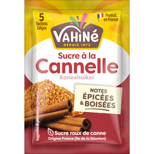 Sucre arômatisé à la cannelle VAHINE, 5 sachets, 37,5g