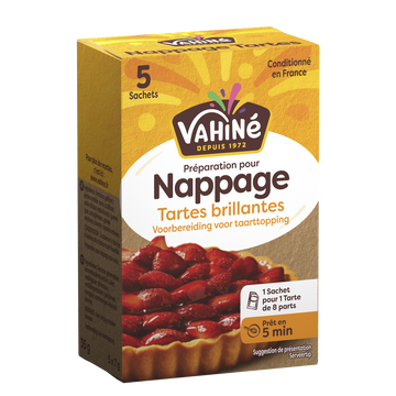 Nappage tarte VAHINE, 5 sachets, 35g