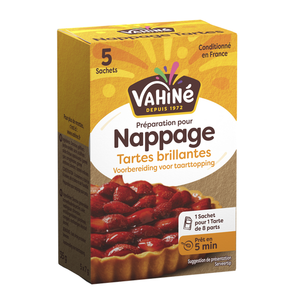 Nappage tarte VAHINE, 5 sachets, 35g
