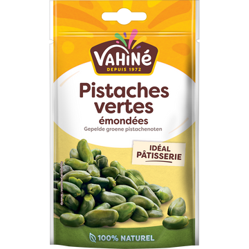 Pistaches vertes émondées VAHINE, sachet 50g