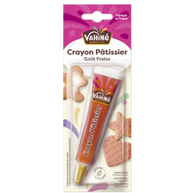 Crayon pâtissier rose fraise paillettes VAHINE paquet 25g