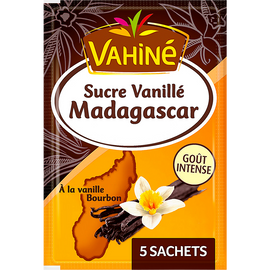 Sucre à la vanille de Madagascar VAHINE, 5 sachets, 37,5g
