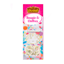 Bougies d' anniversaire en chiffres en plastiques VAHINE