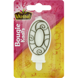 Bougies d'anniversaire chiffre n°0 VAHINE