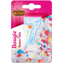 Bougies d'anniversaire chiffre n°7 VAHINE