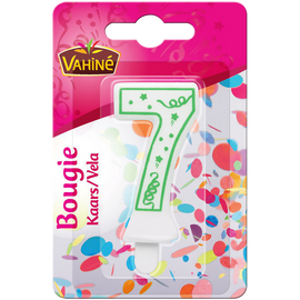 Bougies d'anniversaire chiffre n°7 VAHINE