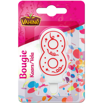 Bougies d'anniversaire chiffre n°8 VAHINE