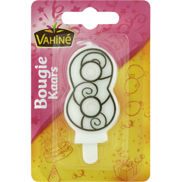 Bougies d'anniversaire chiffre n°8 VAHINE