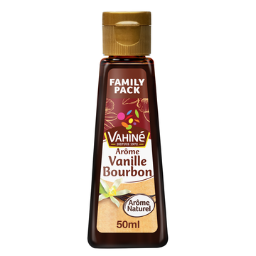 Arôme naturel de vanille VAHINE, flacon de 50ml