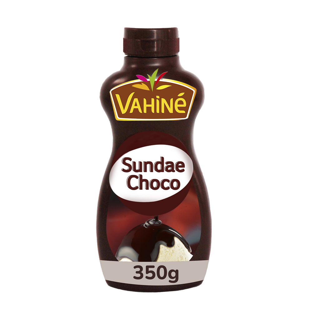 Nappage parfum chocolat Top Dessert VAHINE, flacon de 350g