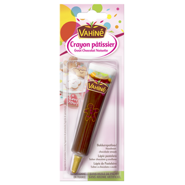 Crayon pâtissier goût chocolat et noisette VAHINE, 23g
