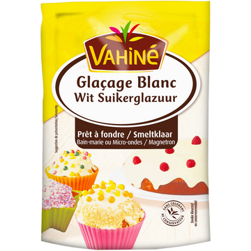 Glaçage blanc VAHINE, sachet de 120g