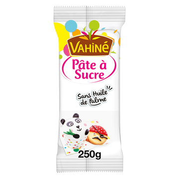 Pâte à sucre blanche VAHINE, sachet de 250g