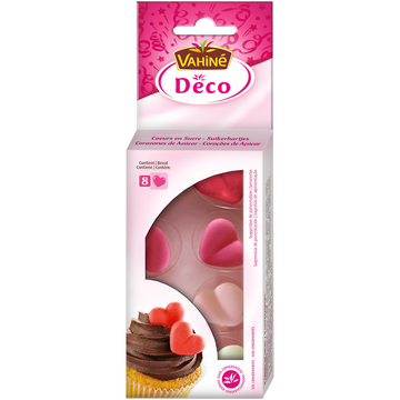 Coeurs en sucre VAHINE, 20g