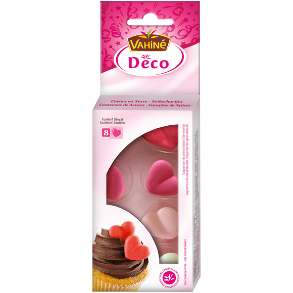 Coeurs en sucre VAHINE, 20g