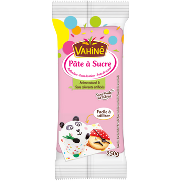 Pâte à sucre rose VAHINE, sachet de 250g