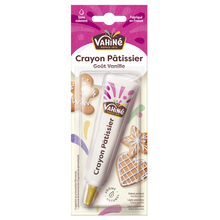 Crayon pâtissier blanc paillettes VAHINE, paquet de 25g