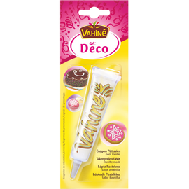 Crayon pâtissier blanc paillettes VAHINE, paquet de 25g