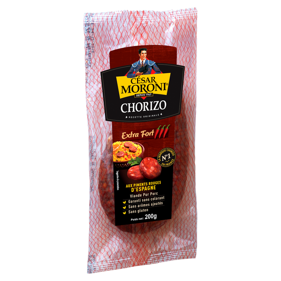 Chorizo extra-fort - CESAR MORONI - 200g