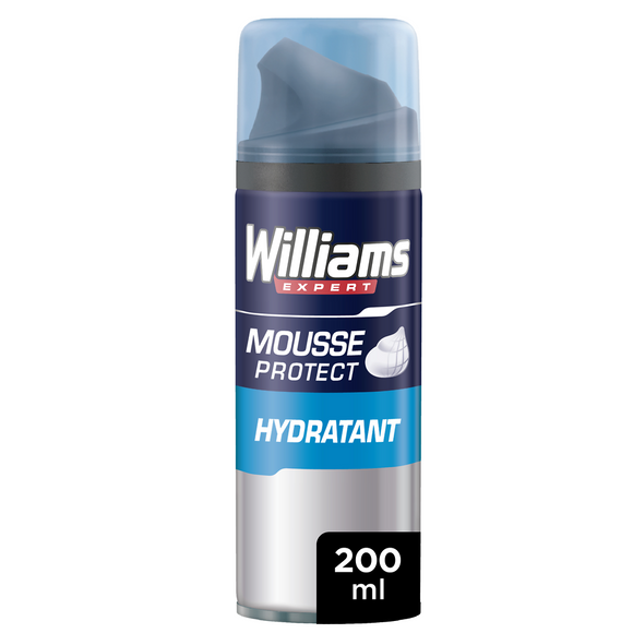 Mousse à raser hydratante WILLIAMS, 200ml